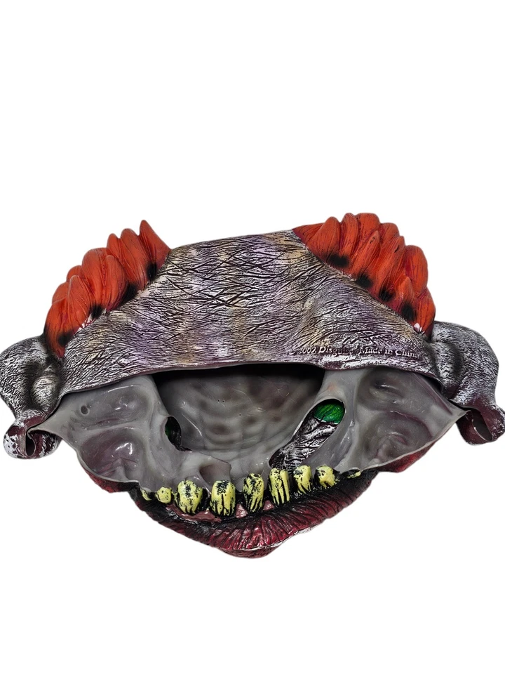 Máscara de terror disfraz de Halloween Scary Clown The Fright Asylum 2002 de colección U Foto 3 de 3