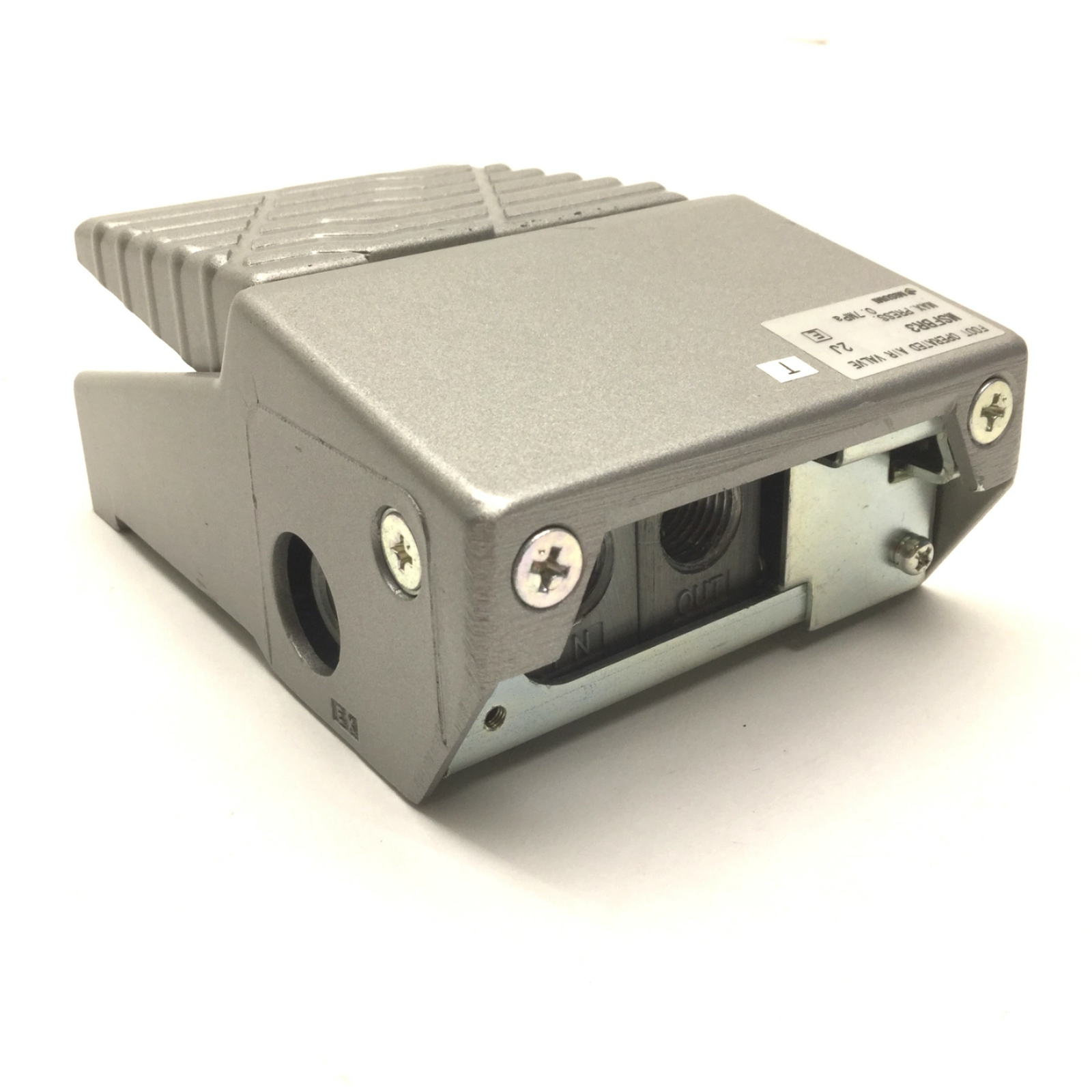 MISUMI MSFBR3 Foot Operated Air Valve, Max Pressure 0.7MPa, Ports 1/4
