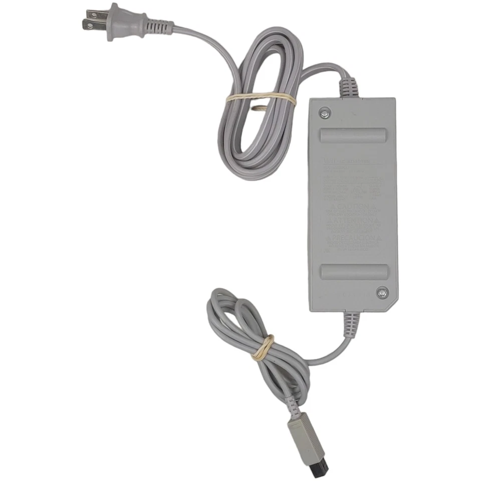 Nintendo Wii OEM AC Adapter RVL-002 & AV Cable RVL-009 - Image 2 of 3