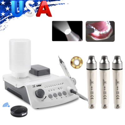 Dental Ultrasonic Piezo Scaler Bottle Fit EMS Woodpecker / 1-3 LED Handpiece US