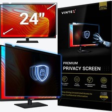 VINTEZ 24 Inch Computer Privacy Screen Filter for 16:9 Widescreen Computer Monit