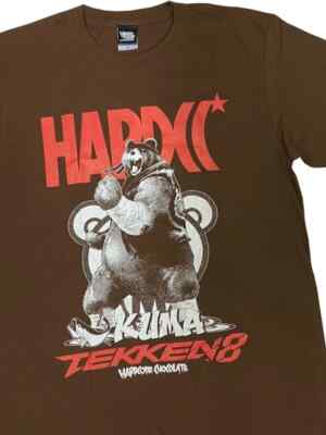 TEKKEN8 KUMA T-shirt Hardcore Chocolate Japan New Dark Brown
