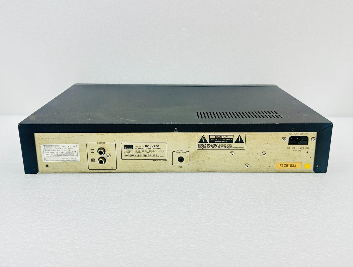 FOR PARTS |Sansui CO PC-V750 Vintage Compact CD Disc Player Unit