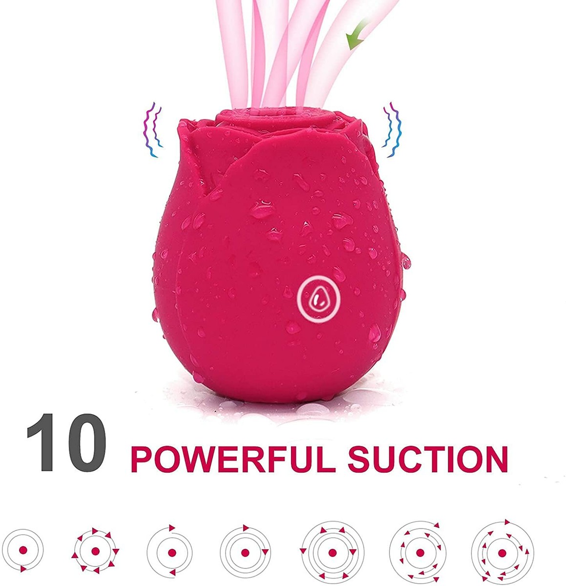 10-speed Rose Vibrator G-spot Dildo Clitoral Sucker For Women Sex Toys Gift  | eBay