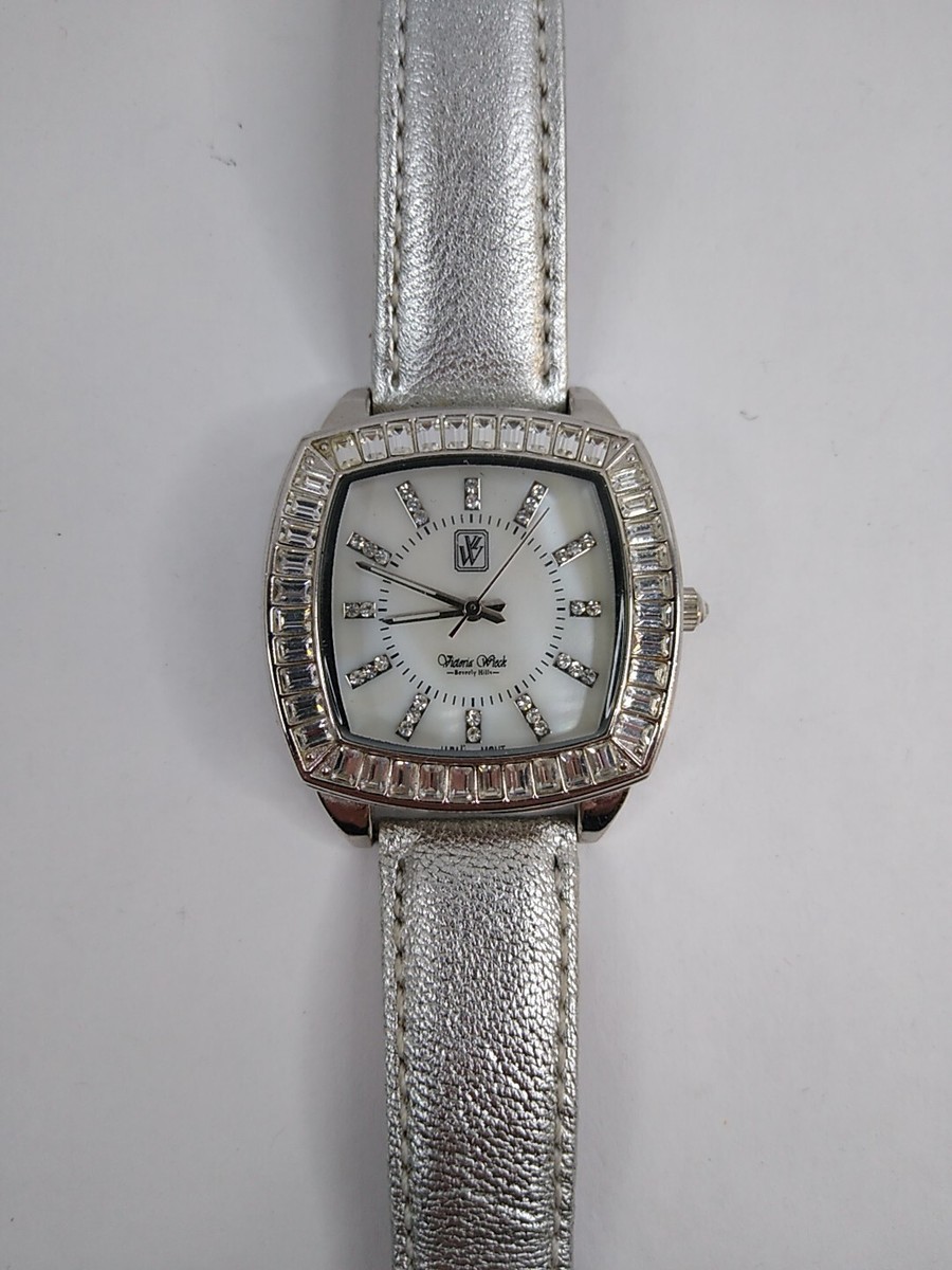 Victoria Wieck Watch Women 36mm Crystal Dial Silver Tone  display picture 2