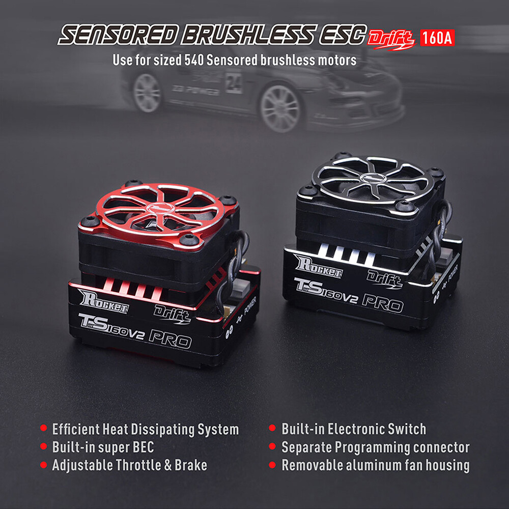 Surpass Hobby Rocket-RC Thunder 540 Brushless Motor & ESC Combo