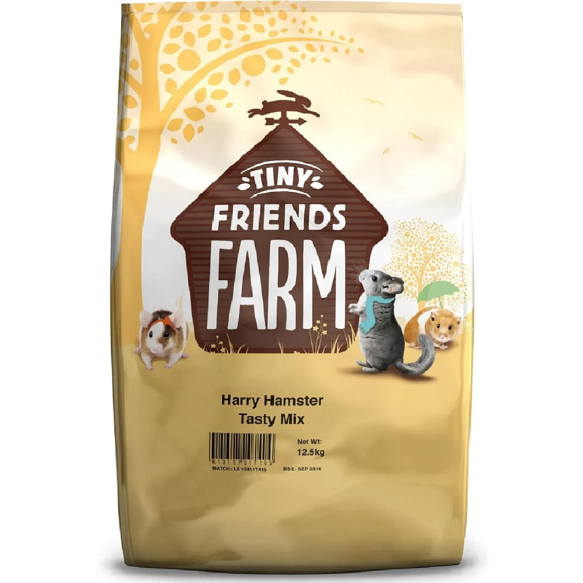 HARRY HAMSTER TASTY MIX 700g, 1.4kg, 4.2kg 12.5kg : Friends Farm Animal Pet Food