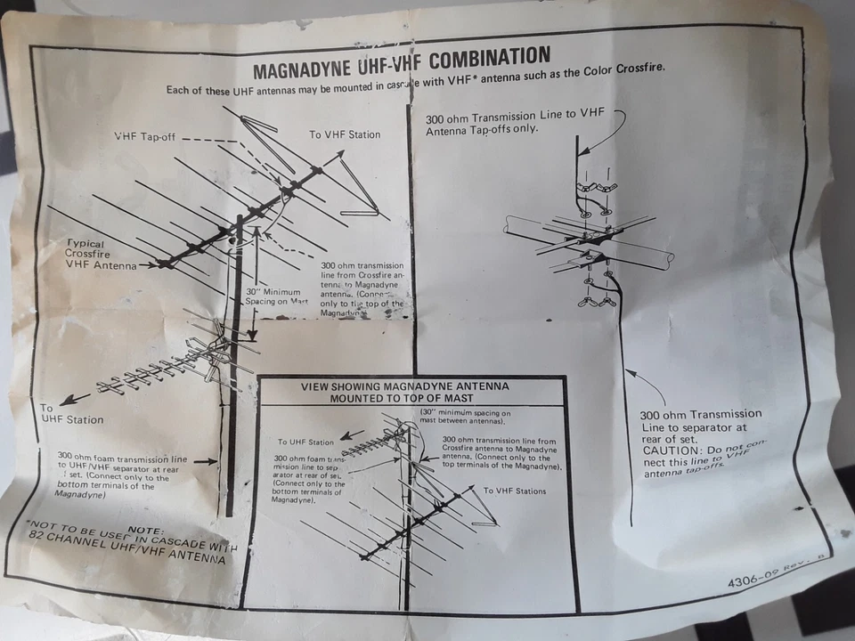 NEW Vintage Channel Master Magnadyne 300 OHM UHF Antenna Model 4309 From 1980s - Image 3 of 4