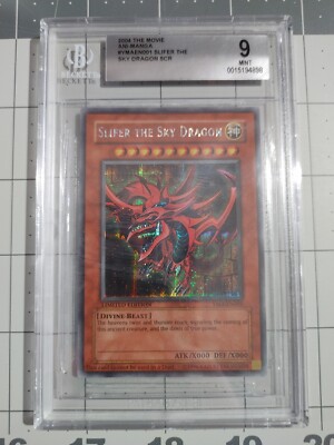 Yugioh PSA 9 MINT Slifer the Sky Dragon YMA-EN001 Secret Rare BGS