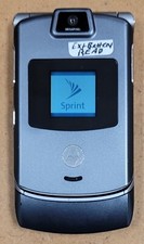 Motorola RAZR / Razor V3m - Gray and Black  Sprint  Cellular Flip Phone - READ