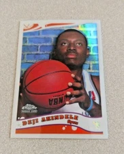 2005-06 Topps Chrome Rookie Refractor #252 Deji Akindele Fort Worth Flyers /999