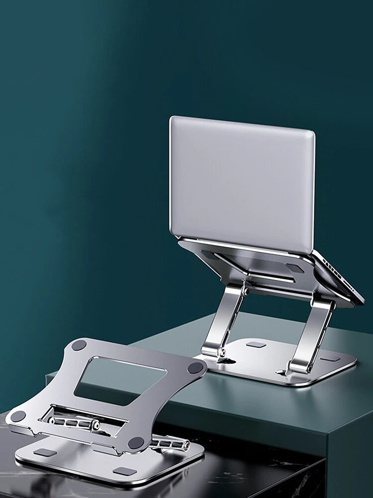 Adjustable Aluminum Laptop Stand Ergonomic Desk Riser for 10-16 Inch Computers