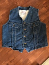 Lee Storm Rider Sherpa Denim Vest See Measurements
