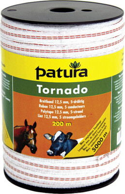 PATURA TORNADO Breitband, 200 m x 12,5 mm Weidezaun