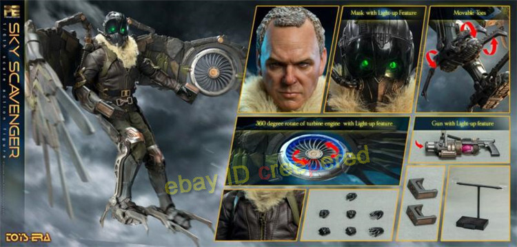 TOYS ERA 1/6 Sky Scavenger ヴァルチャー PE0112 In Stock TOYS ERA PE011 1/6 Sky Scavenger Vulture Adrian