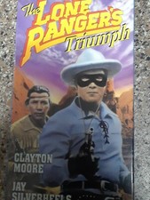 The Lone Ranger's Triumph VHS Clayton Moore Jay Silverheels