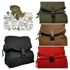 FIRST AID M-3 Fully Stocked Tri-Fold Medic Bag Kit by Elite First Aid FA108