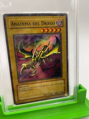 Anatema del drago LDD 1° edizione prima super rara ita Yu-gi-oh gradata Lob cart - Imagen 2 de 3