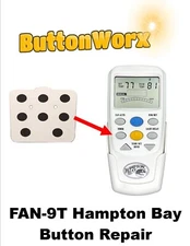 Button Repair Pad for FAN9T remote Hampton Bay,Anderic,Pikeman,Eogifee, others