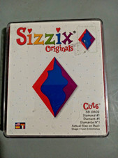 Sizzix Original Large Red Die Cut Diamond Shape 38-0802