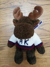 Alaska Plush Vaughn Moose Exclusive Alaska Brown White Sweater 12" Plush Pals.