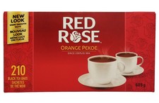 Red Rose Orange Pekoe Tea, 210 Bags - 609g/21.8 oz