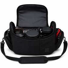 Large Deluxe Camera Carrying Case Bag for Can...