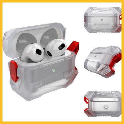 Element Case Black Ops for Apple AirPods Pro (Gen 1 & 2) Clear/Red (EMT-422-269Z