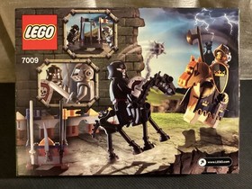 Lego Castle The Final Joust 7009 Blue Kings Knight Black Skeleton Horse 2007