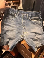 1961 Levis 501 XX big E Redline Selvedge Single Stitch ~ Cutoff Jeans ~ $225 obo