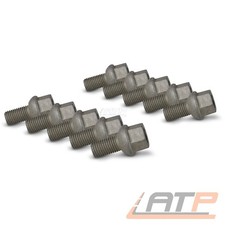 10x RADBOLZEN KUGELBUND M12x1,5x19 FÜR AUDI 50 VW DERBY GOLF 1 PASSAT POLO
