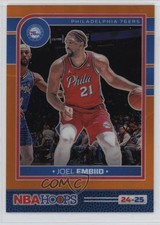 2024-25 Panini NBA Hoops Premium Orange Prizm /199 Joel Embiid #131 1t4l