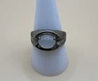 Vintage 925 Sterling Silver Moon Stone Ring / Size 11