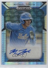 2019 Panini Prizm Draft Picks Hyper 16/75 Michael Toglia #62 Auto uk2