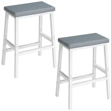 Bar Stools, Set of 2 Bar Chairs, Counter Height Bar Stools, 24 Inch Barstools...