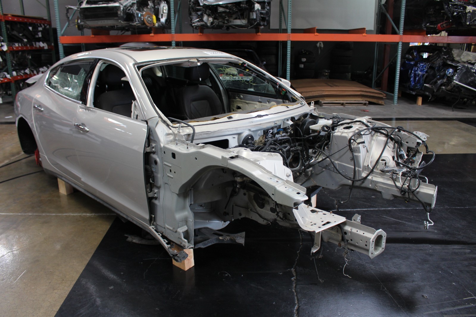 2014 Maserati Quattroporte, LH, Left, Rear Door Shell, Used, P/N 673008060