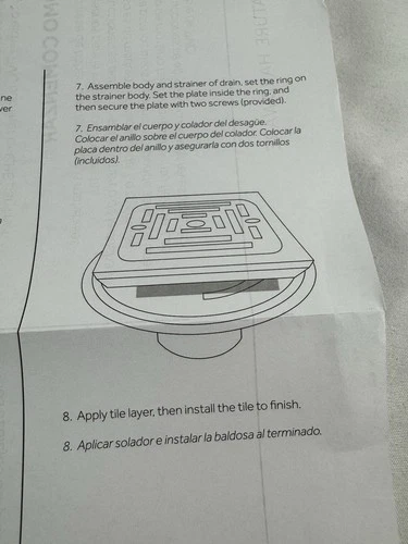 Signature Hardware SH607ZBN Adelphi  4.5" Grate Shower Drain Brushed Nickel - Picture 3 of 4