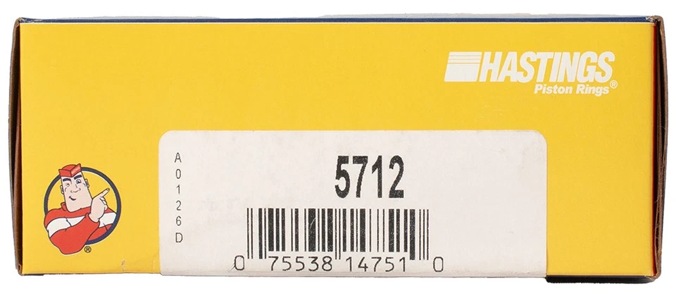 Hastings Piston Ring Set Fits 1985-1995 Chevrolet GMC G Series Model Number 5712 - Image 3 of 4