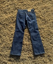 NOS Vintage 80s Orange Tab Levi  s 517 Boot Cut Jeans Dark Indigo Blue 33x33 USA