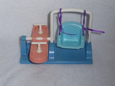 Fisher Price Loving Family Dollhouse Playground Teeter Totter Swing
