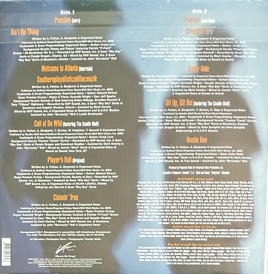 OutKast – Southernplayalisticadillacmuzik – LP Vinyl (Limited Edition RSD Number - Image 2 of 2