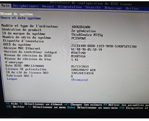LENOVO THINK CENTRE M715Q AMD PRO A10-9700E - Afbeelding 1 van 5
