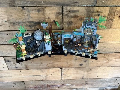 DISPLAY MY BRICKS Wall Mount For Lego Indiana Jones Temple Of The Golden Idol 77015