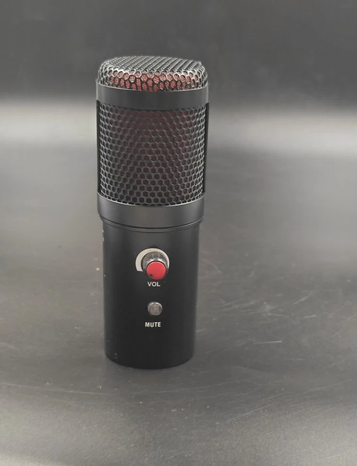 GAM-U09 RGB USB Microphone 192Khz/24Bit Black/Red Used Working - Image 1 of 4