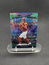 2024 Panini Prizm - Fireworks Jayden Daniels #24 Green Wave Prizm (RC) SP