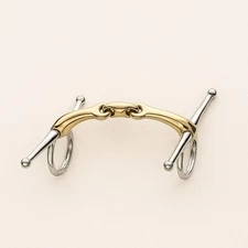 Anatomic Full Cheek Snaffle Bit Double Jointed Horse Riding Bit | Sizes 4.5”- 7"