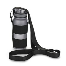 Universal Water Bottle Carrier Sling with Adjustable Shoulder Strap for Walki...