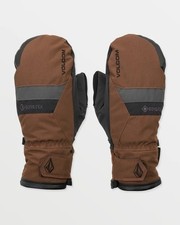 VOLCOM LARGE STAY DRY GORE-TEX MITTS MENS-New-Brown
