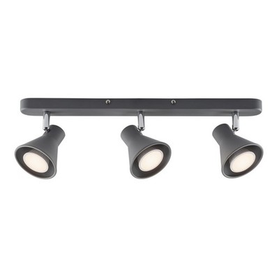 Nordlux Eik 3 Spotlight Deckenleuchte 3x GU10 grau Deckenspotleuchte Wandleuchte