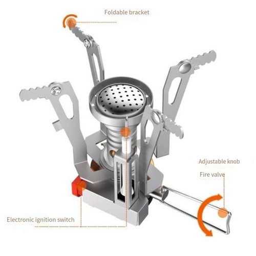 Camping Cookware Safety Mechanisms Easy Cleanup Quick Lighting Smooth Surfaces - Picture 4 of 7